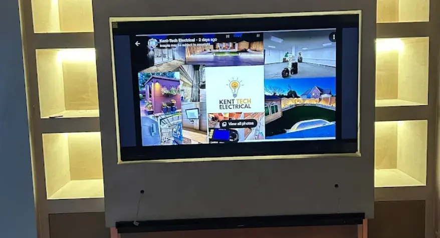 Media Wall Lighting Installation in Kent